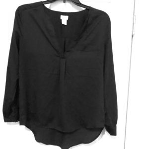 Black H&M Conscious Collection Blouse (2)